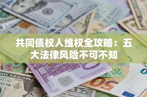 武汉共同债权人维权全攻略：五大法律风险不可不知