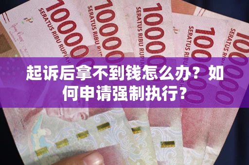 武汉起诉后拿不到钱怎么办？如何申请强制执行？