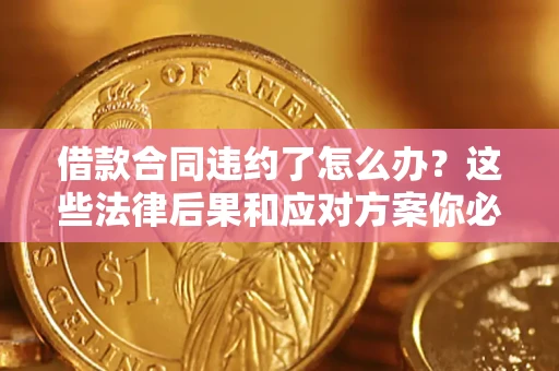 武汉借款合同违约了怎么办？这些法律后果和应对方案你必须知道