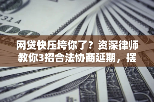 武汉网贷快压垮你了？资深律师教你3招合法协商延期，摆脱暴力催收！