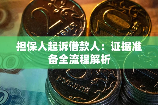 武汉担保人起诉借款人：证据准备全流程解析