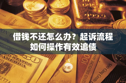 武汉借钱不还怎么办？起诉流程如何操作有效追债