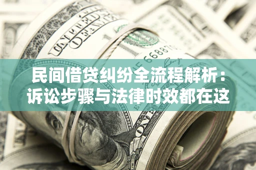 武汉民间借贷纠纷全流程解析：诉讼步骤与法律时效都在这儿了