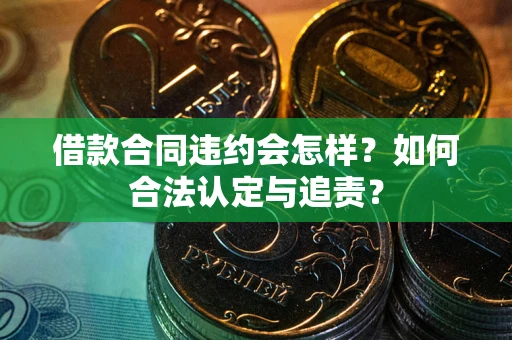武汉借款合同违约会怎样？如何合法认定与追责？