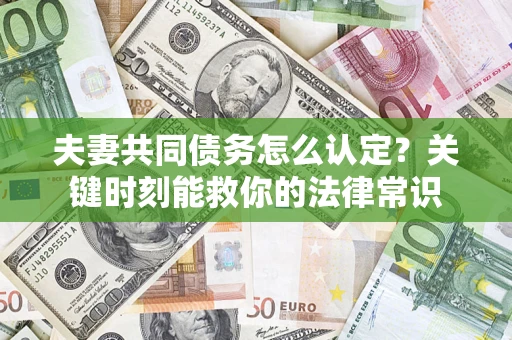 武汉夫妻共同债务怎么认定？关键时刻能救你的法律常识
